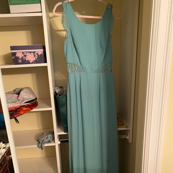 BCBG maxazaria Kelsey maxi dress in Lt Aqua - Picture 6 of 6